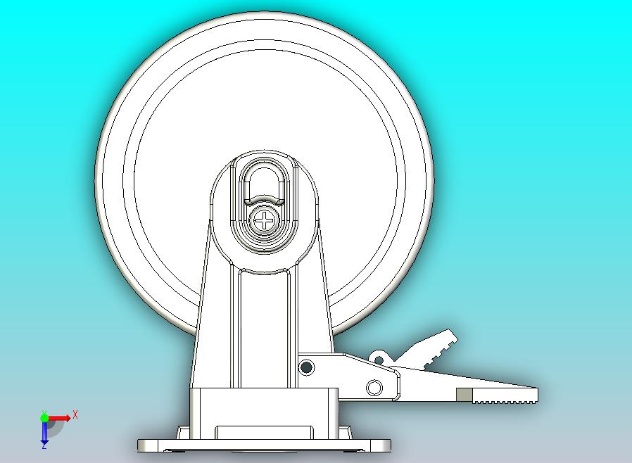 福马脚轮GDC-125-FLANGE