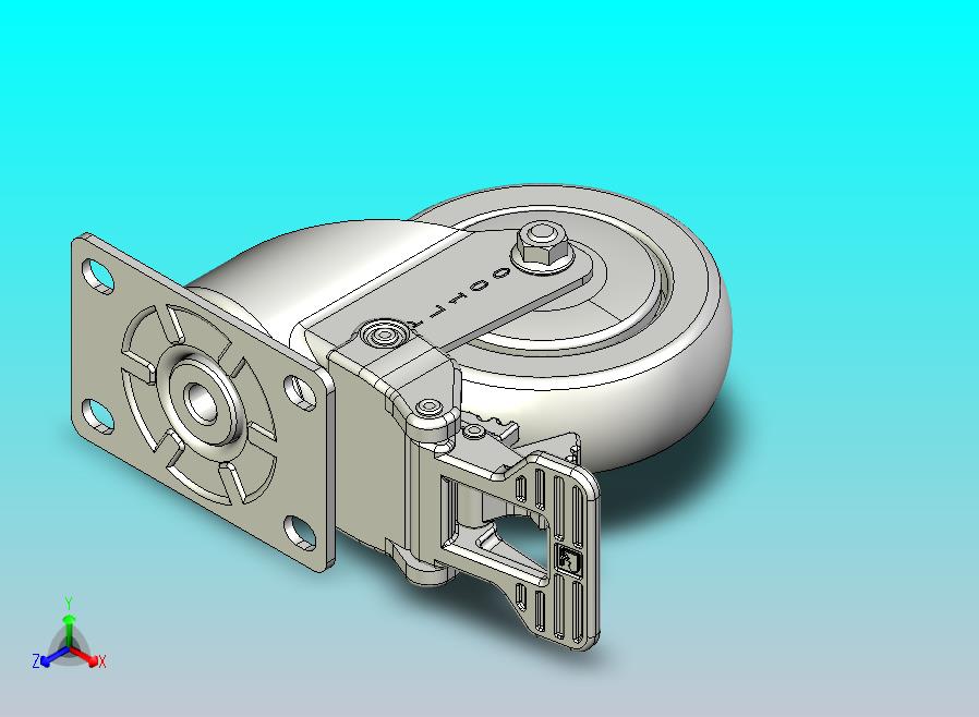 福马脚轮PL-100-FLANGE