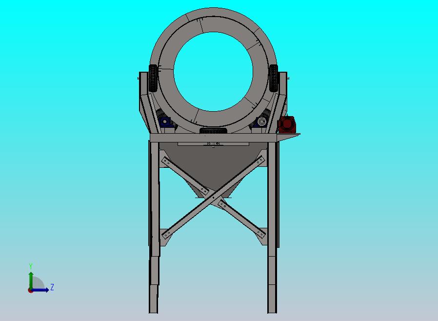 城市固体废弃物分离器tromell-msw-separator-模型格式为 sw stp