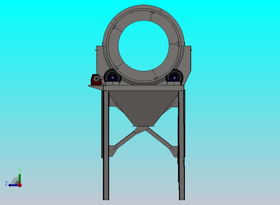 城市固体废弃物分离器tromell-msw-separator-模型格式为 sw stp