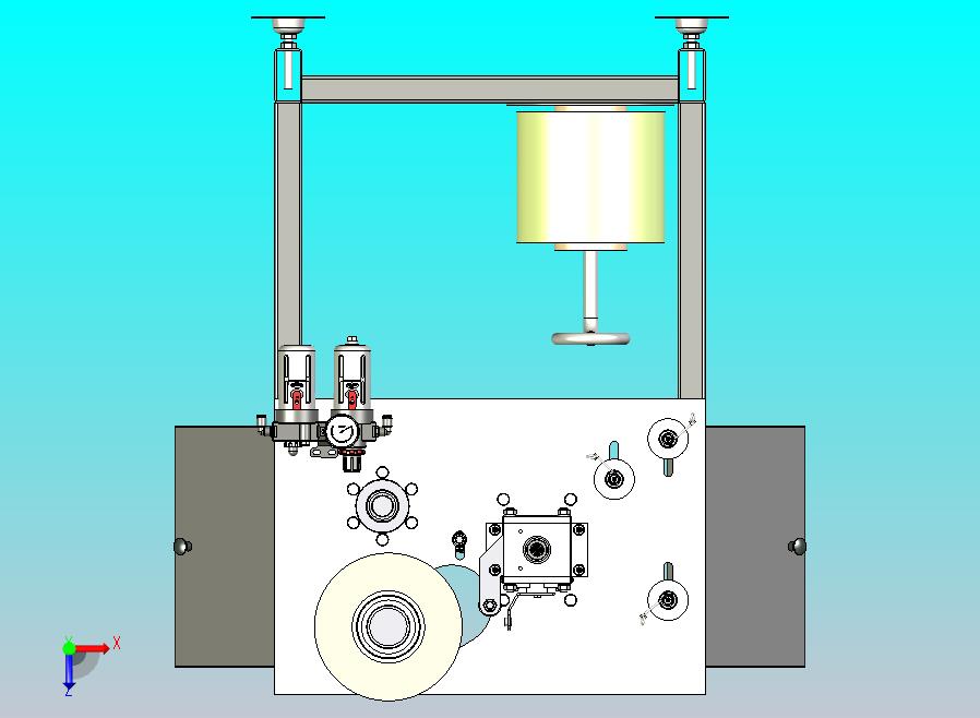 缠绕机 绕线机winding-machine-3833-模型格式为 stp