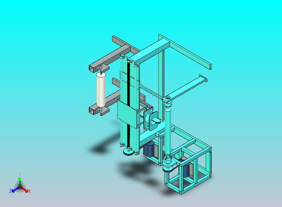 缠绕机 绕线机filament-winding-machine-1832-模型格式为 UG NX