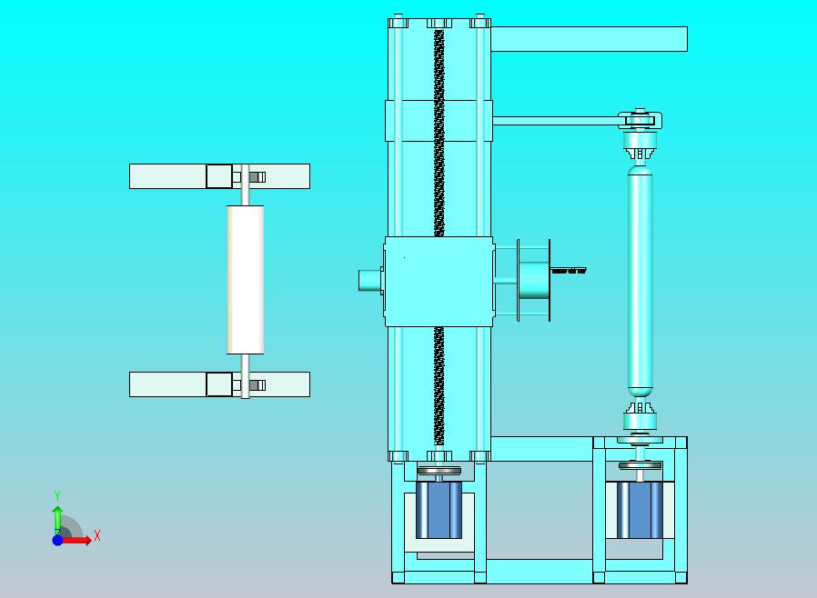 缠绕机 绕线机filament-winding-machine-1832-模型格式为 UG NX