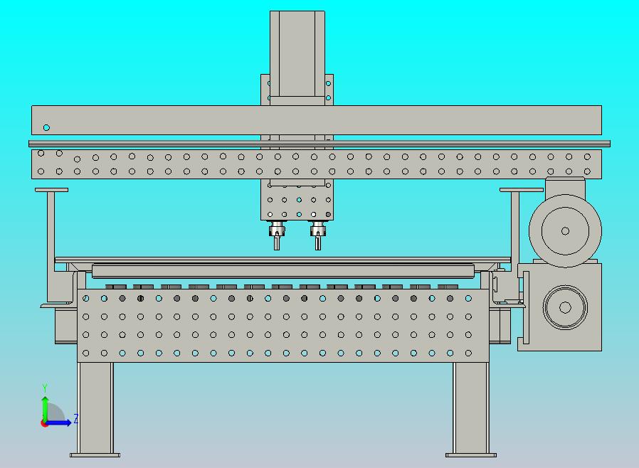 切削设备mach3-cnc-router-welding-table-模型格式为 stp