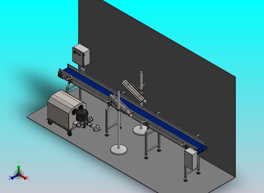 干燥系统组件3D图纸 Solidworks设计