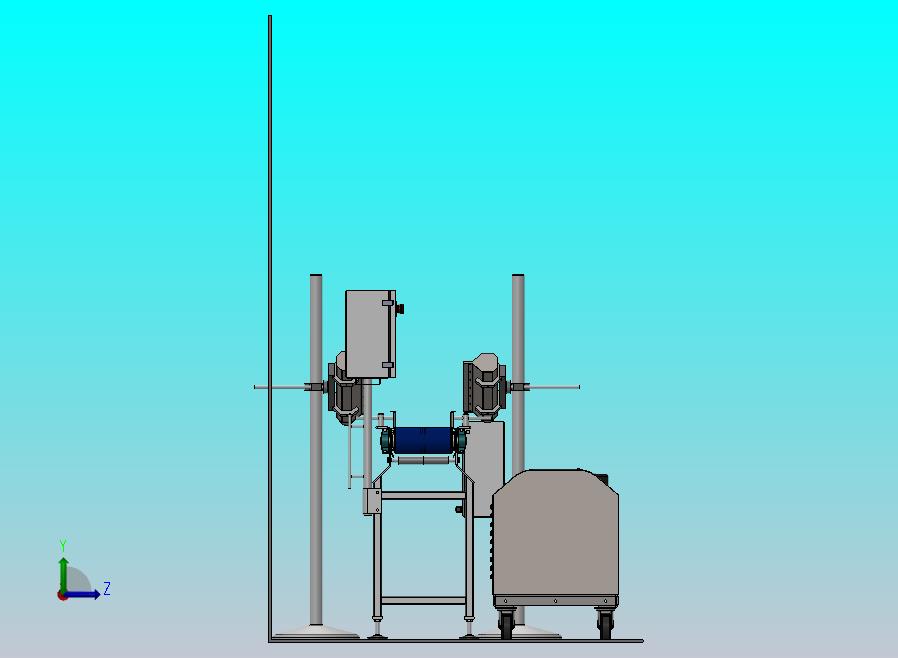 干燥系统组件3D图纸 Solidworks设计