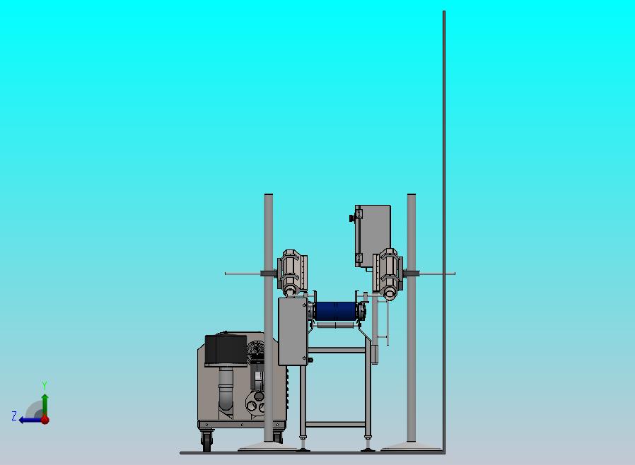 干燥系统组件3D图纸 Solidworks设计