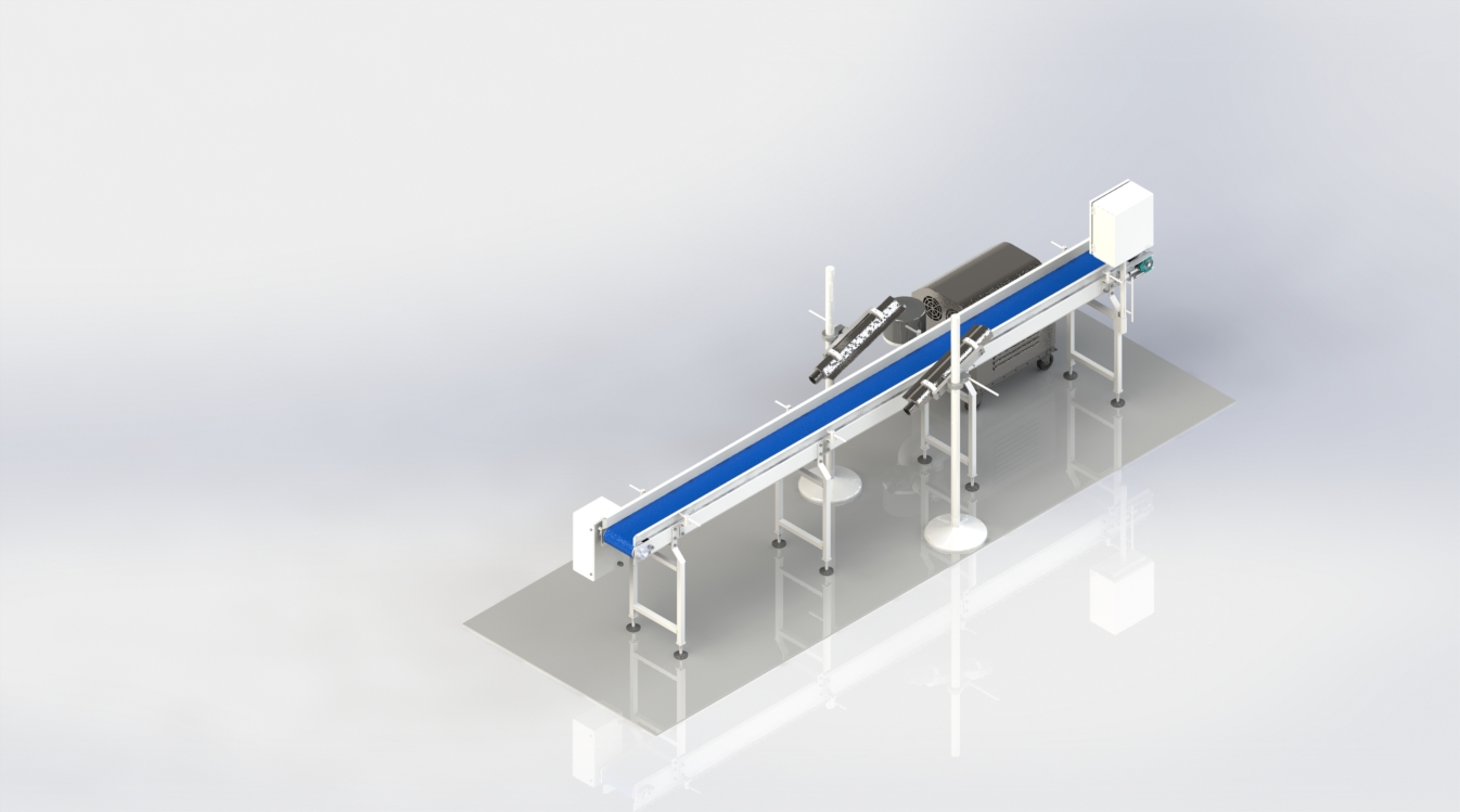 干燥系统组件3D图纸 Solidworks设计