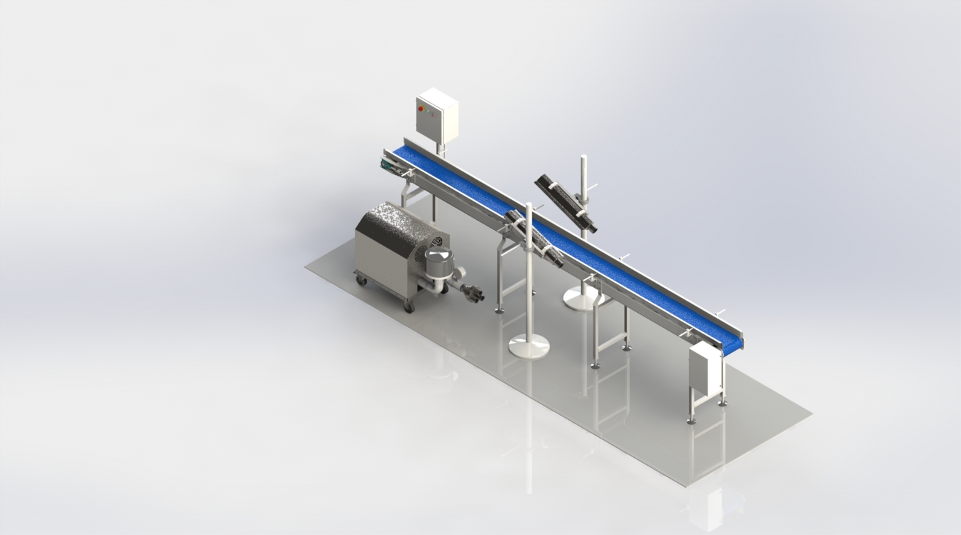 干燥系统组件3D图纸 Solidworks设计