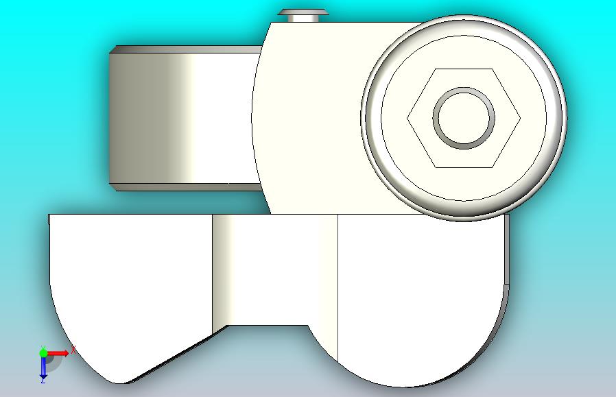 轻中载型(60~80kg)螺纹侧轮刹型脚轮[CAPMC75-U]