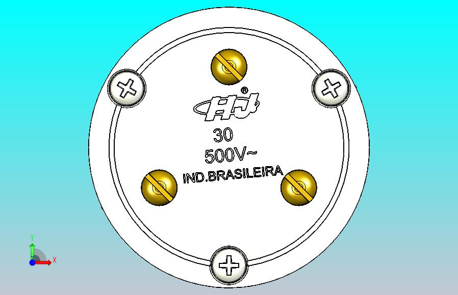 三相PVC插头3x30A0320圆销