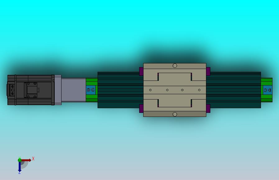 双导轨丝杆重型模组滑台DC64-SP-EG-EG（100-1500mm）