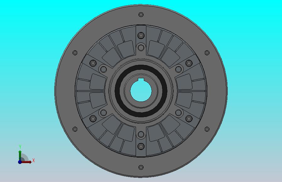 FLK型空心轴、止口支撑磁粉离合器[FLK100]