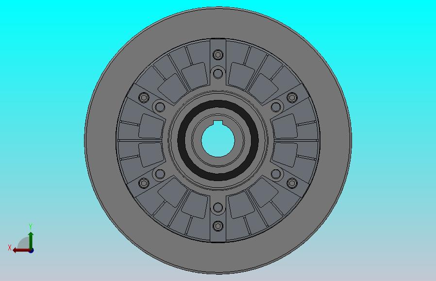 FLK型空心轴、止口支撑磁粉离合器[FLK100]