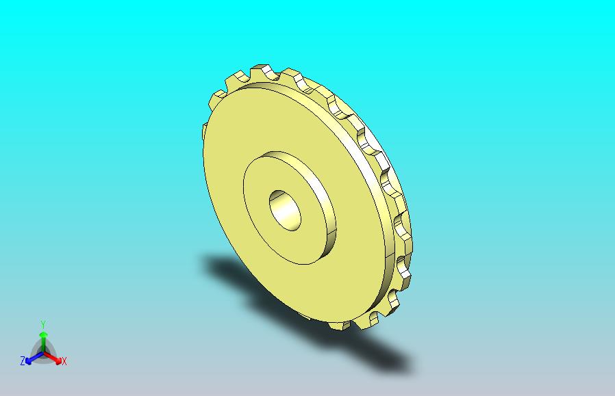 JI 82.6-19T-R30-C1机加工被动轮