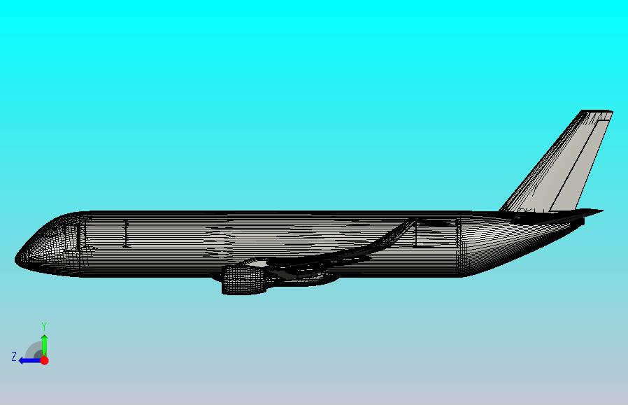 hydrogen-powered-freighter-aircraft STP STL飞机