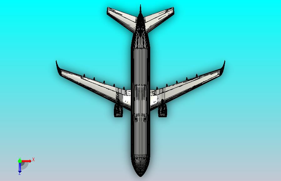 hydrogen-powered-freighter-aircraft STP STL飞机