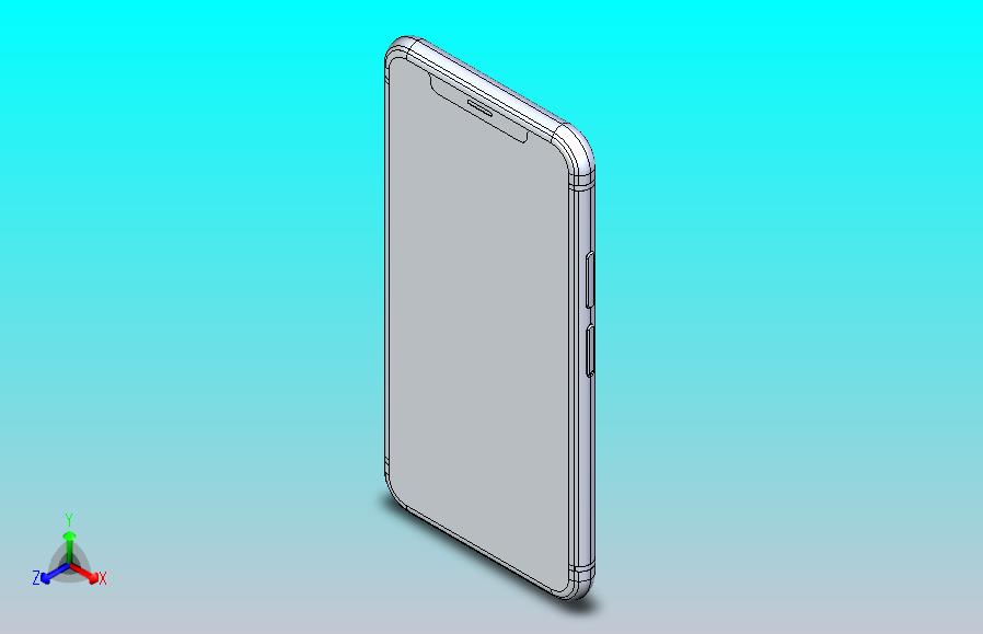 iphone x 3d模型