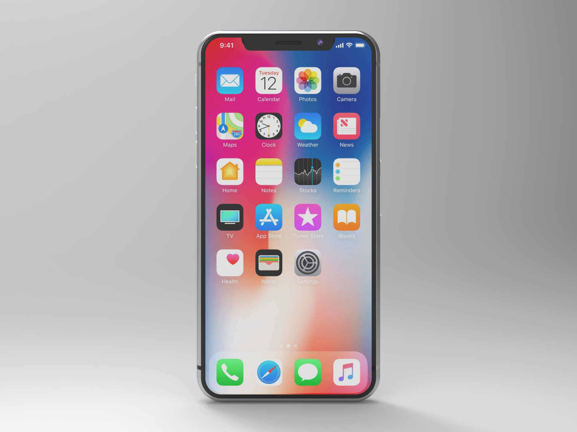 iphone x 3d模型