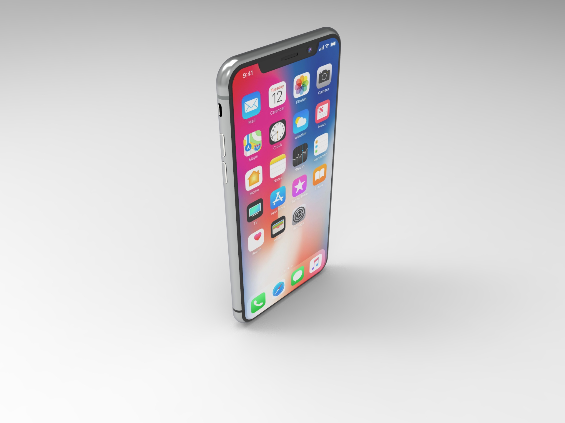 iphone x 3d模型