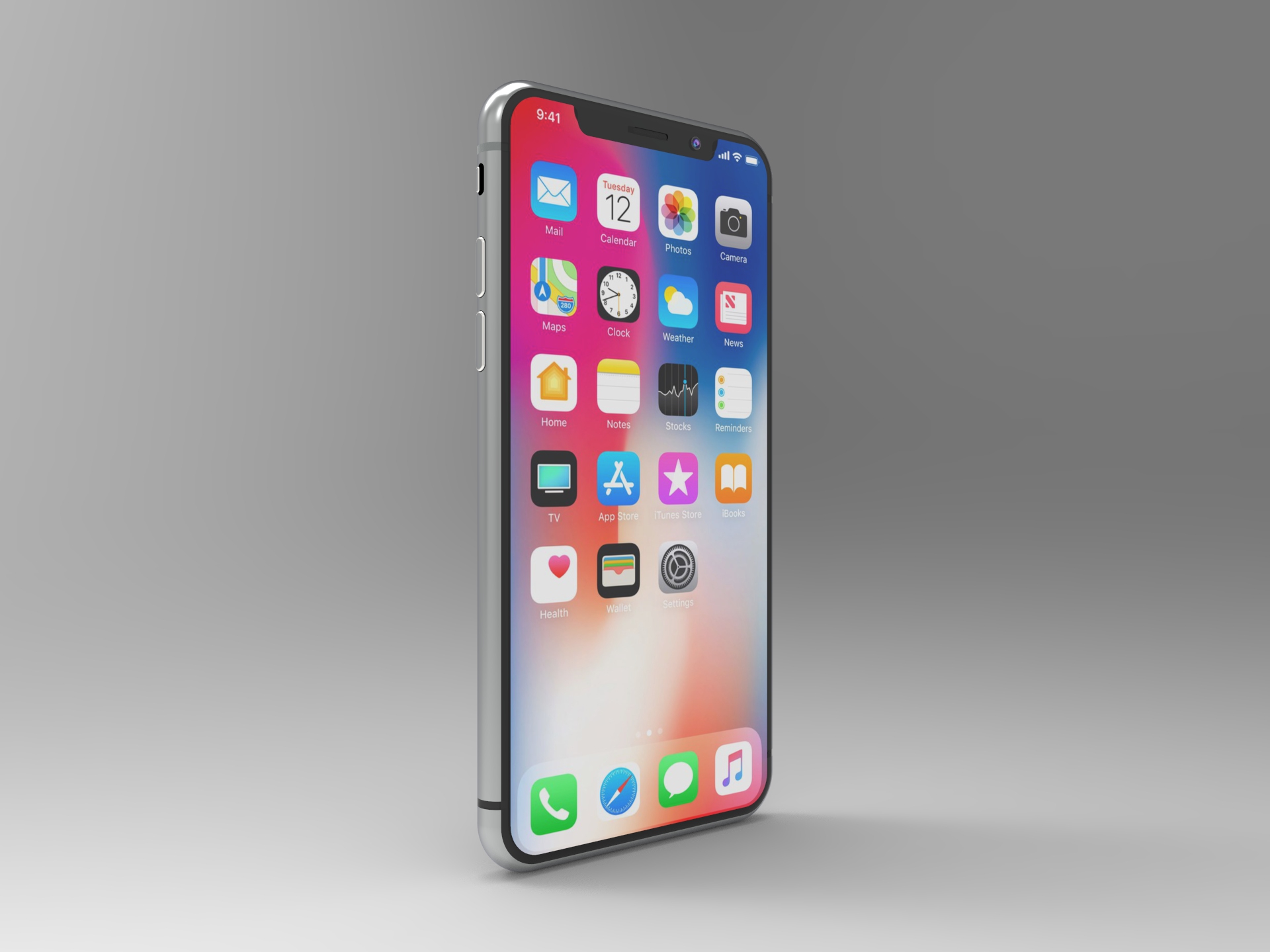 iphone x 3d模型