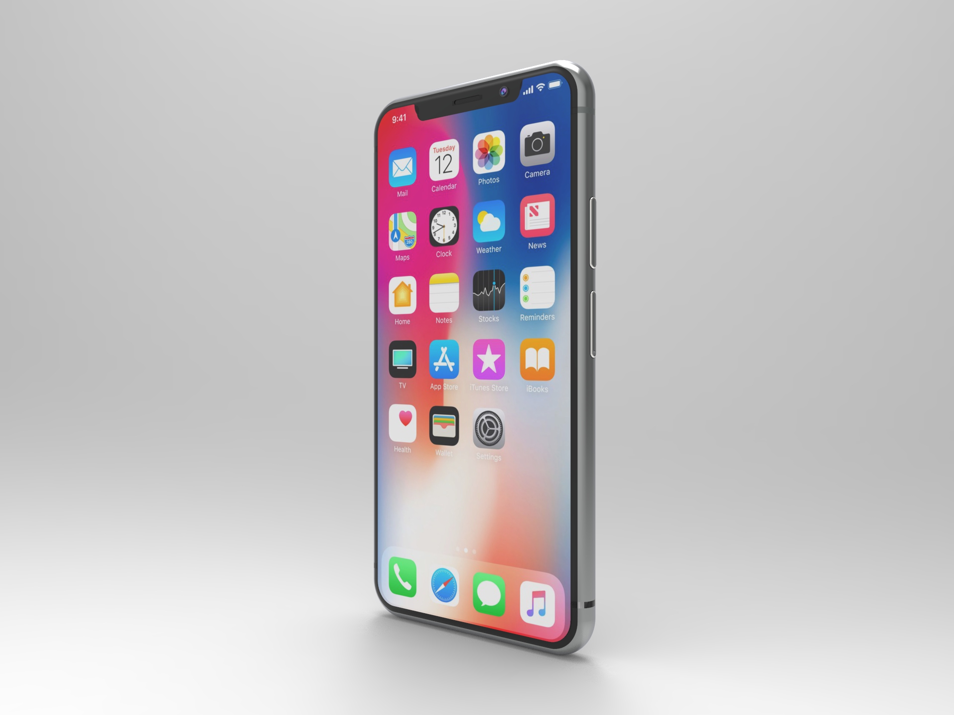 iphone x 3d模型