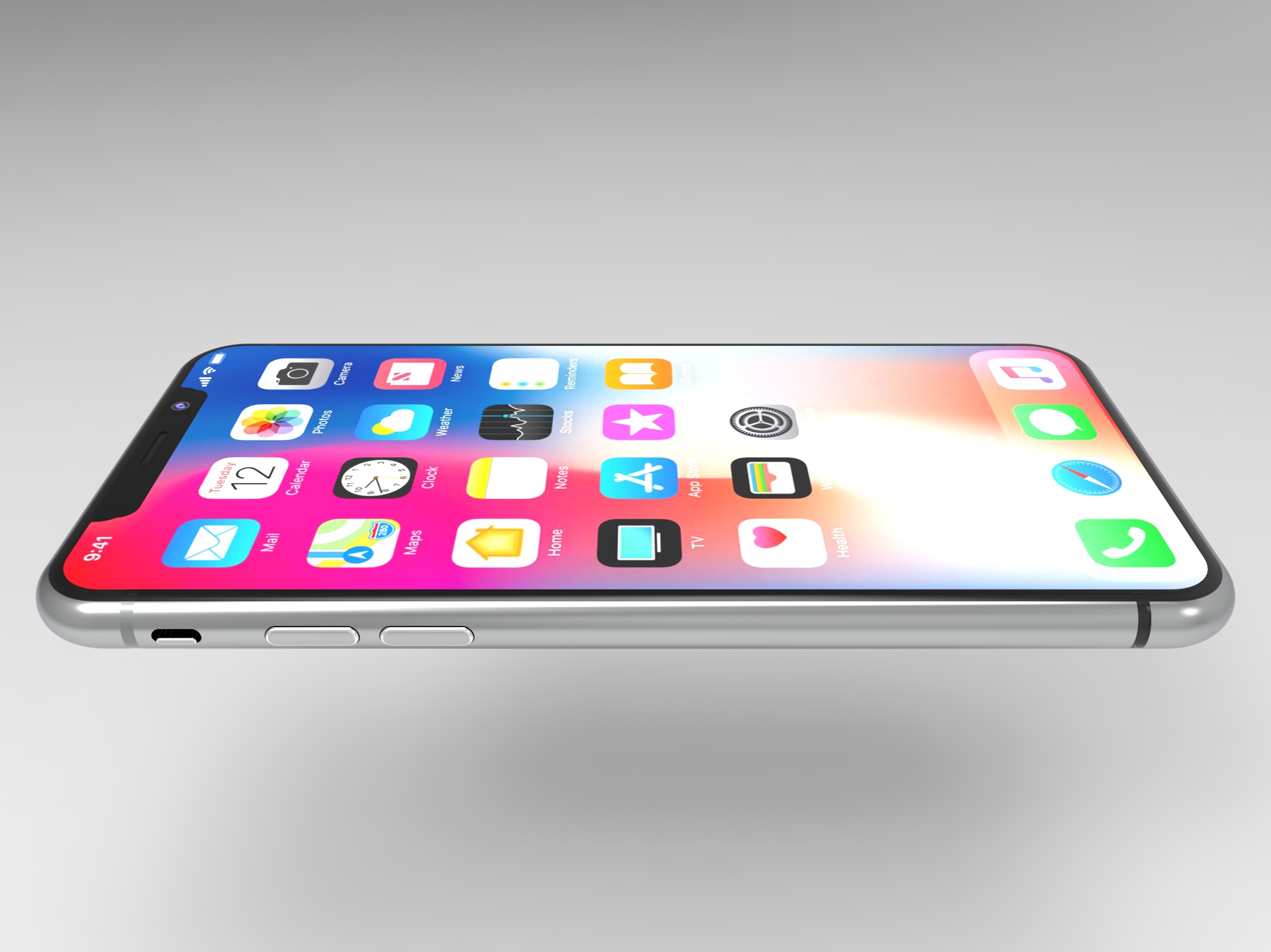 iphone x 3d模型
