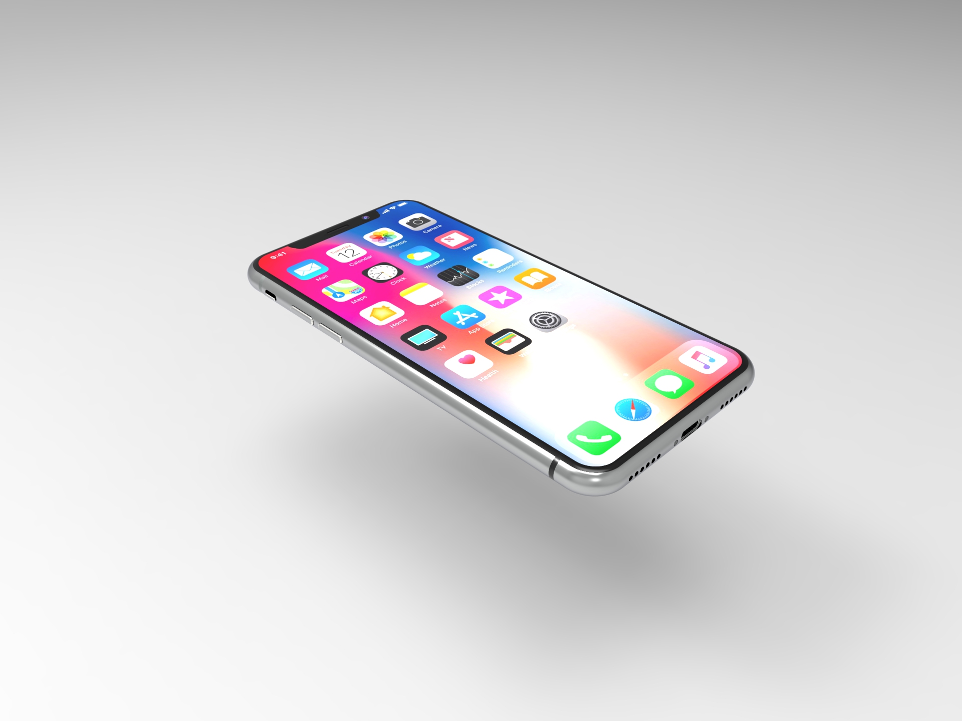 iphone x 3d模型