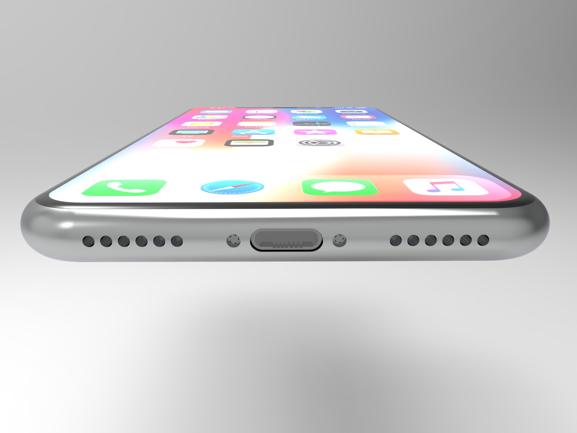 iphone x 3d模型