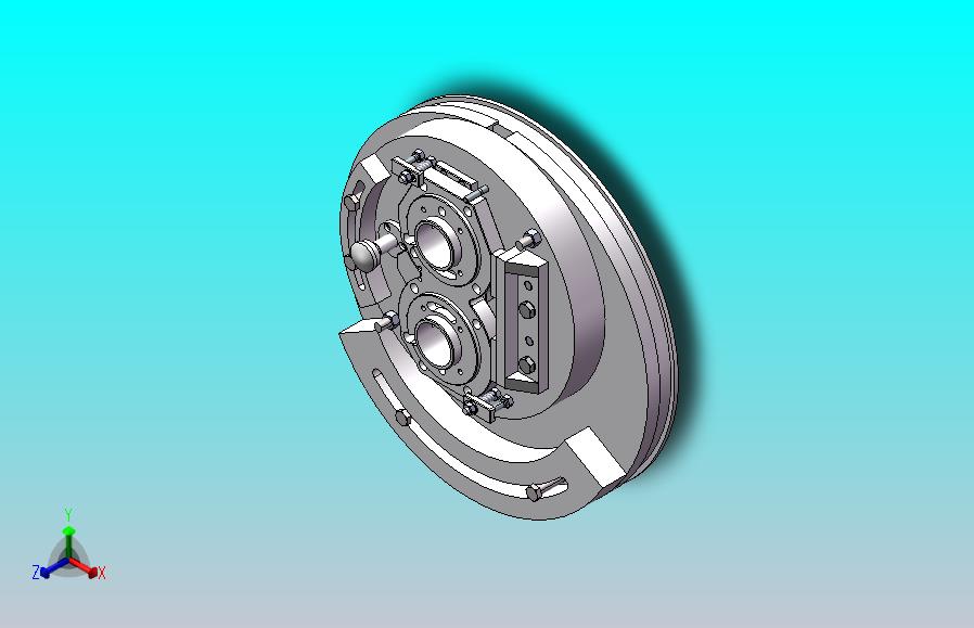 车床夹具新模型