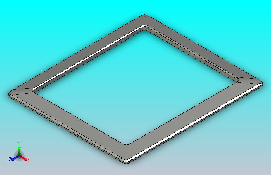NA1-1000X门框固定三维模型202203