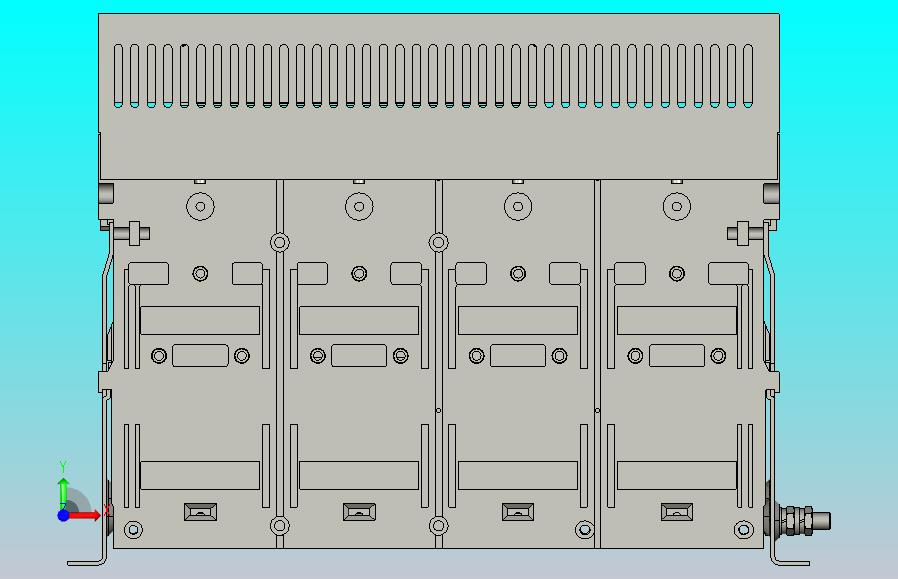 NA1-3200X-2000-2500-4P固定万能式断路器三维模型202208