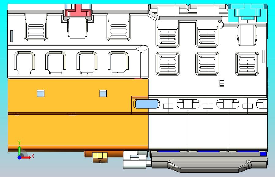 NB1L-63 3P剩余电流动作断路器三维模型202307