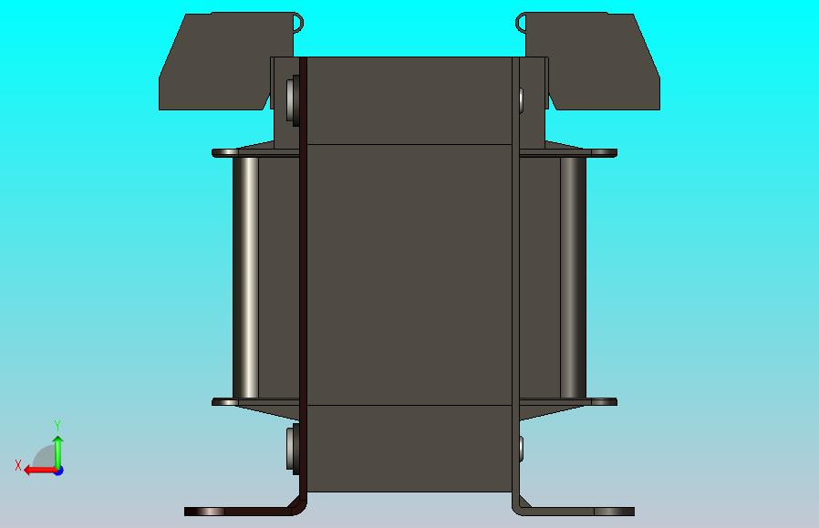 NDK2-200 380V-220V控制变压器三维模型202407