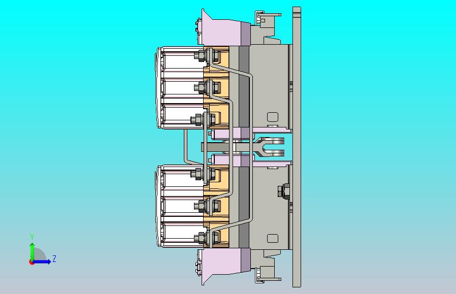 NC2-150Ns 3P交流接触器三维模型202412
