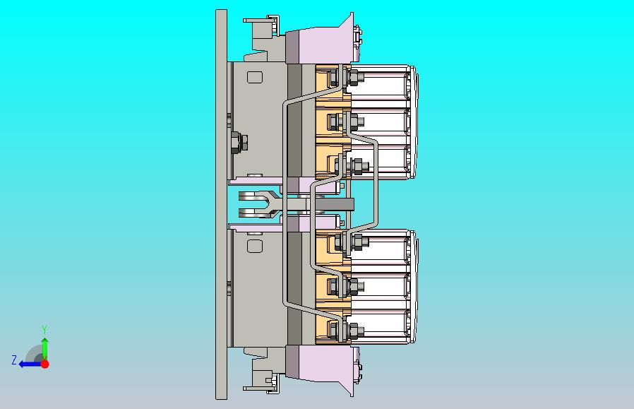 NC2-150Ns 3P交流接触器三维模型202412