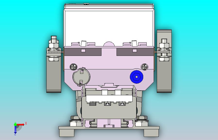 NC2-150Ns 3P交流接触器三维模型202412