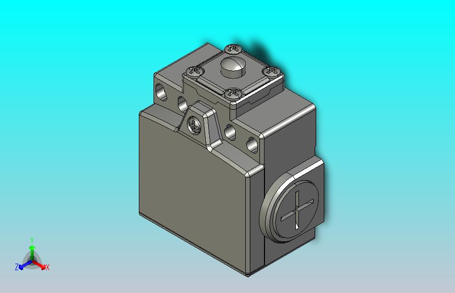 NKX3-11_KM2行程开关三维模型202011