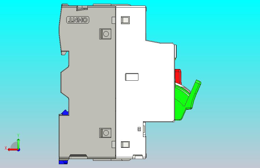 NS2-25～32交流电动机起动器三维模型202204