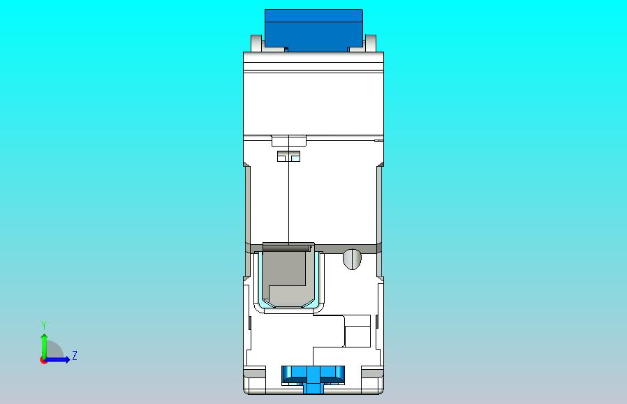 DZ158-125 1P塑料外壳式断路器三维模型202307