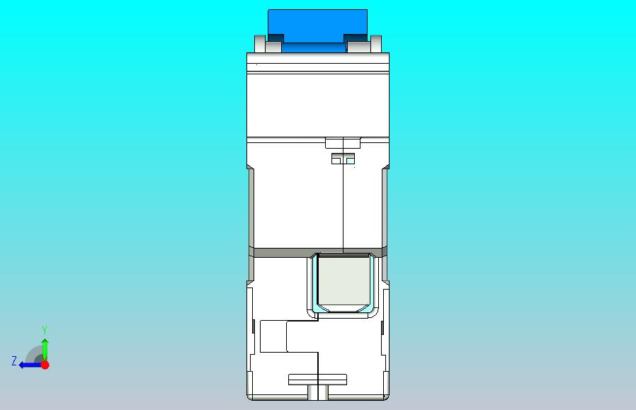 DZ158-125 1P塑料外壳式断路器三维模型202307