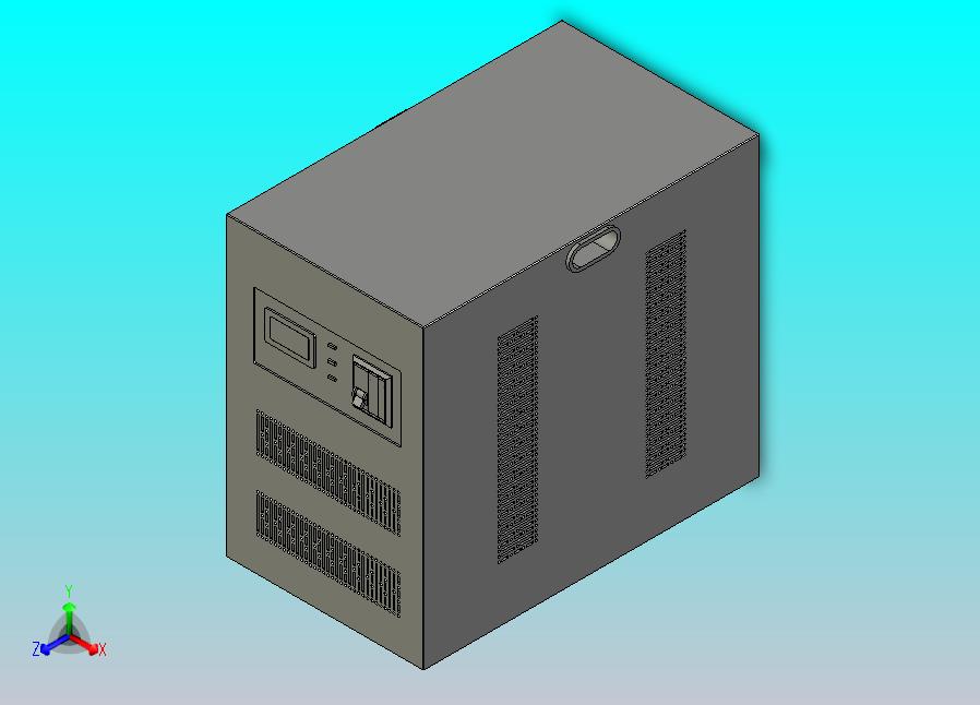 TND1-10自动交流稳压器三维模型202010