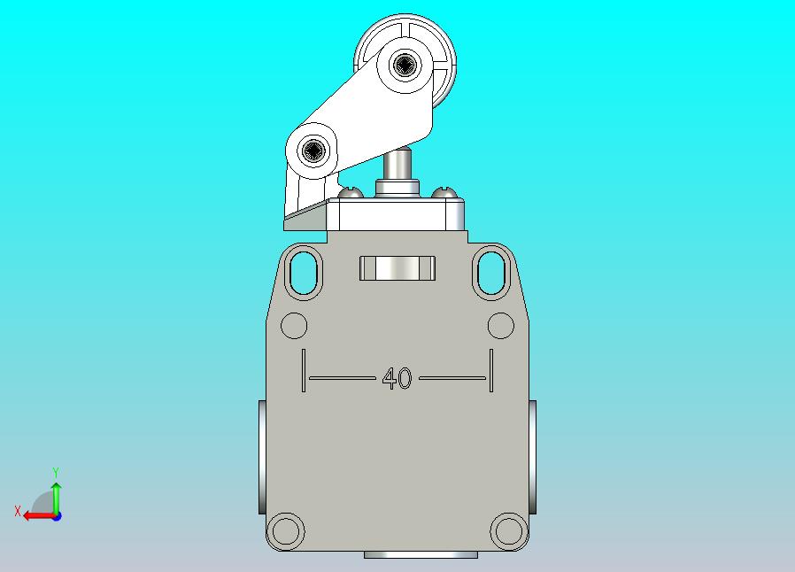 YBLX-P1_100_1E行程开关三维模型202108