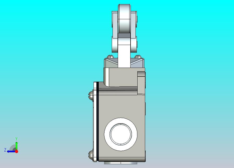 YBLX-P1_100_1E行程开关三维模型202108