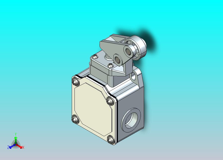 YBLX-P1_100_1F行程开关三维模型202108