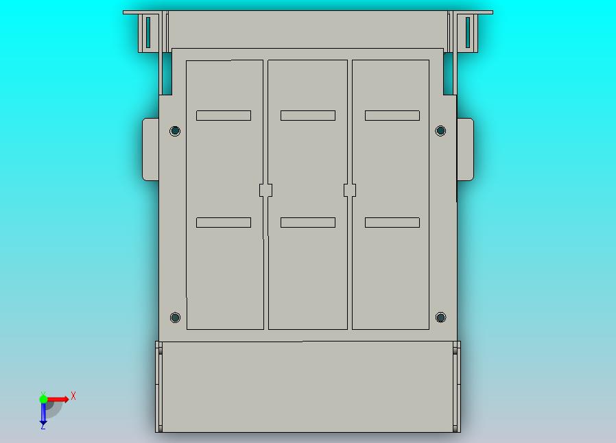 NXAF16N_H08-12 3P抽屉式万能式断路器三维模型202212
