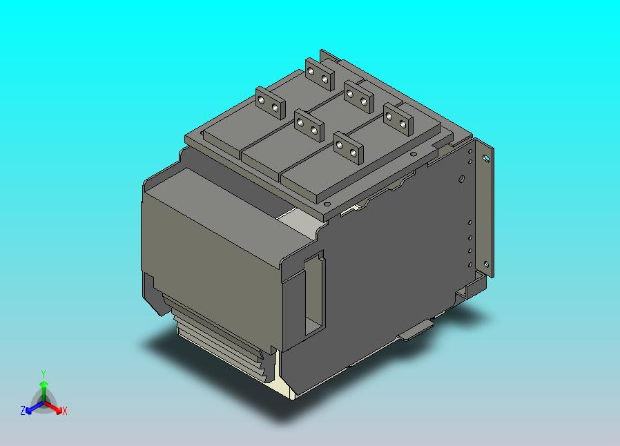 NXAF16N_H08-12 3P抽屉式万能式断路器三维模型202212