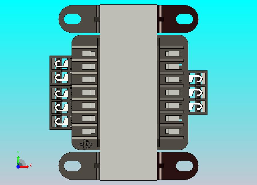 NDK-100控制变压器三维模型202407
