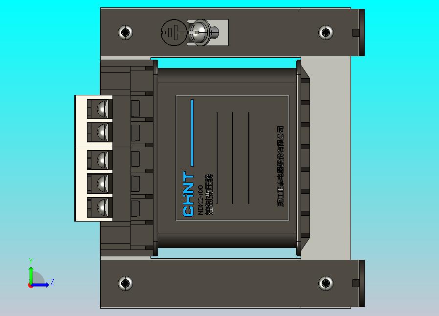 NDK-100控制变压器三维模型202407