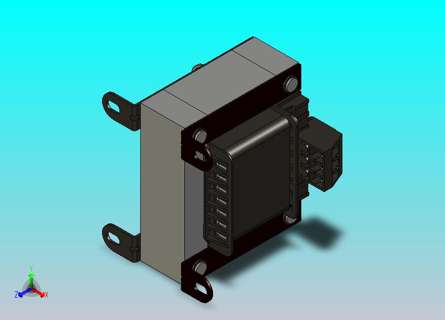 NDK-100控制变压器三维模型202407